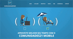 Desktop Screenshot of comunidade21.com.br
